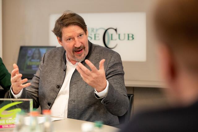 Spitzenkandidat der steirischen Grünen für das EU-Parlament: Thomas Waitz zu Gast im Steirischen Presseclub | Foto: Nikola Milatovic