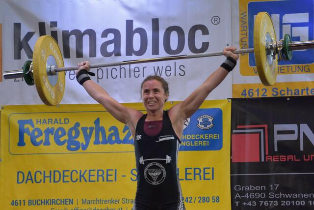 In der Gewichtskasse 55 Kilo der Frauen möchte Katrin Breitwieser vom ESV Wels in Rum ihr Comeback feiern. Ihr Ziel: eine Medaille. | Foto: Conny Högg 