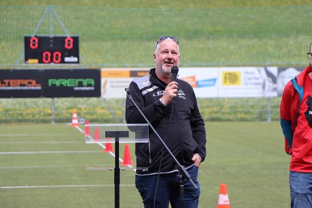 Der Obmann des FC Pfunds Andreas Haidegger betonte die Wichtigkeit der Gemeinschaft. | Foto: Celina Leitner