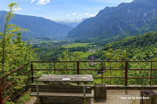 Blick zum Hallstättersee und Krippenstein!