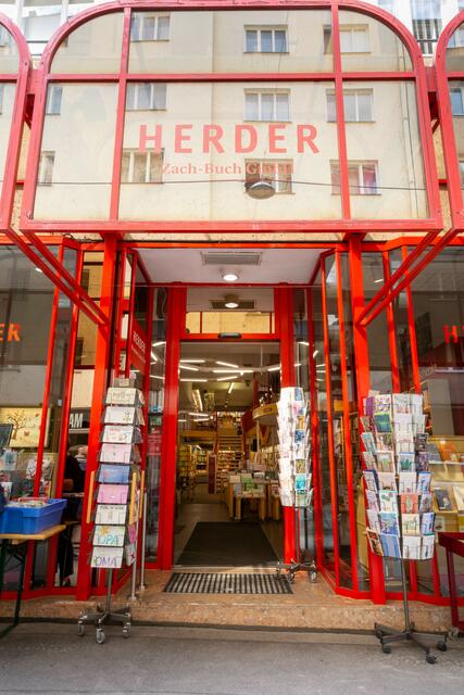 Die Buchhandlung Herder ist auf der Wollzeile 33. | Foto: Buchhandlung Herder
