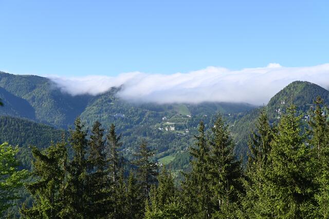 Semmering, Viele Wolken von der Steiermark