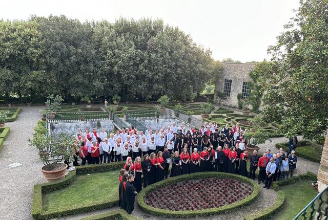 Beeindruckendes Gesamtbild der teilnehmenden Chöre bei diesem Festival der schönen Stimmen. | Foto: privat