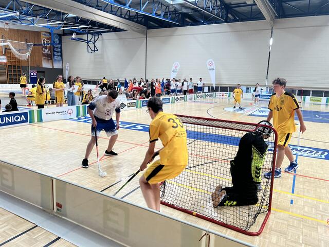 White Blue Oberwart gegen Team Dornau 2 | Foto: Special Olympics Burgenland