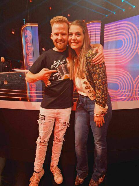 Johannes Peter Lechner mit Kerstin Schmidt. | Foto: Lechner Records