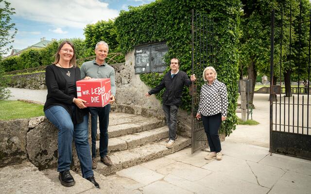 Das bislang nur über eine Stufenanlage erreichbare Heckentheater soll ab Frühjahr 2025 auch barrierefrei über eine Rampe zugänglich sein.  | Foto: Stadt Salzburg/ Alexander Killer