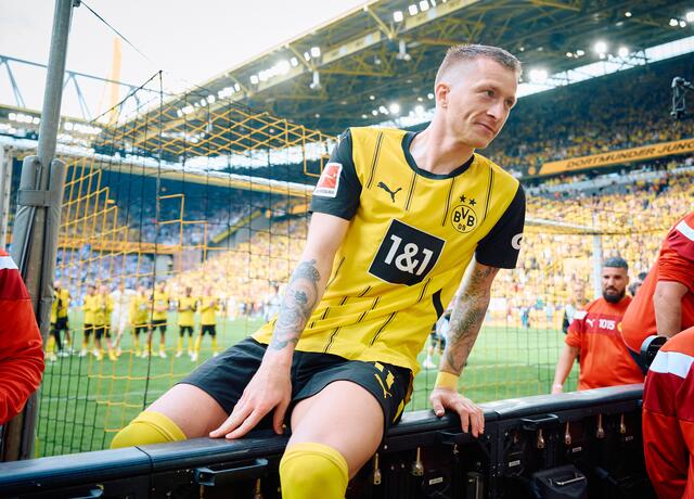 Marco Reus wurde schon im Signal Iduna Park von BVB-Fans verabschiedet. | Foto: Bernd Thissen / dpa / picturedesk.com