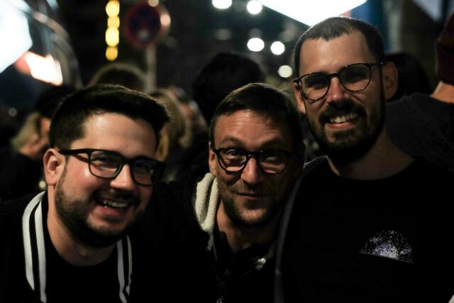 Manuel, Alexander und Silvano genossen das Konzert in vollen Zügen. | Foto: Kendlbacher