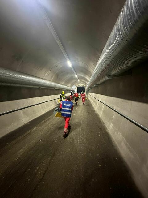 Die Westbahnstrecke war vorübergehend gesperrt. | Foto: Bezirksfeuerwehrkommando Amstetten