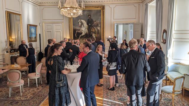 Empfang im Schloss Linköping. | Foto: BRS