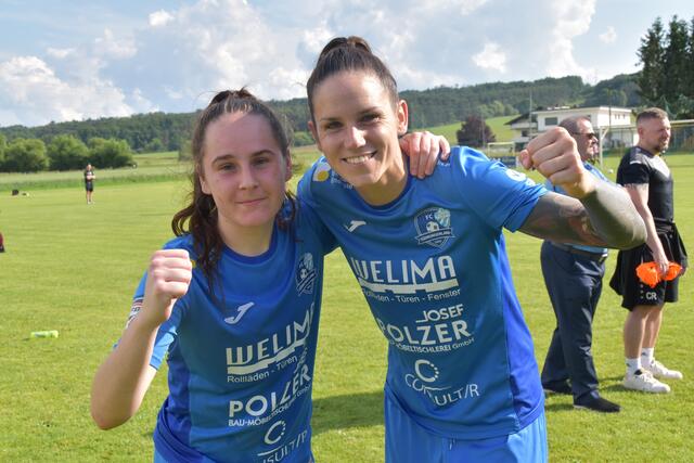 Die beiden Torschützinnen: Julia Meixner und Lilla Sipos | Foto: Michael Strini