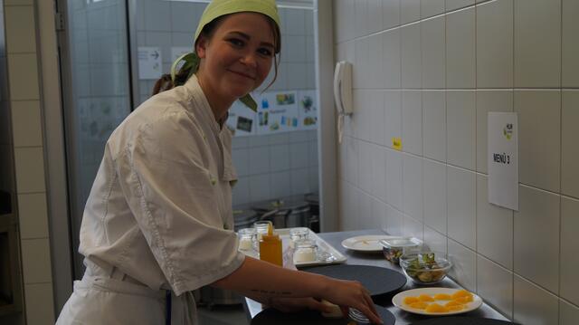Die Schüler:innen zeigten ihr Können in der Küche. 
