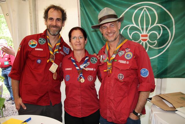 Gruppenleiter Roman Hock, Bine Hinteregger, Wolf Hilzensauer.