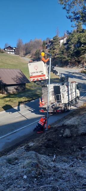Straßenbeleuchtung wird auf LED umgestellt. | Foto: Gemeinde