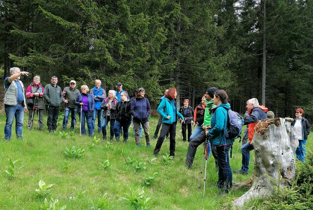 Ein sehr interessiertes Wanderpublikum | Foto: KK