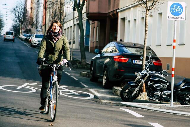 Immer mehr Radfahrerinnen und Radfahrer gibt es in Wien. | Foto: Christian Fürthner/Mobilitätsagentur
