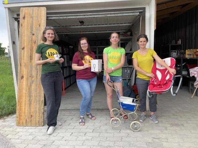 Andrea Schauerhuber, Doris Paukner (Leila), Mirjam Mader-Ullrich, Nicole Langecker (beide kost nix). | Foto: Victoria Edlinger