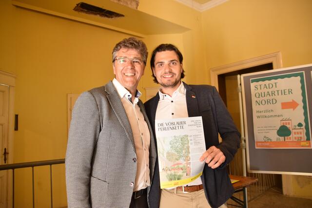 Bürgermeister Christian Flammer und Stefan Rabits. | Foto: Preineder