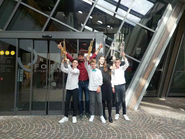 Max, Manfred (Lehrer), Paul, Hannah &amp; Lukas - v.l.n.r. | Foto: Privat