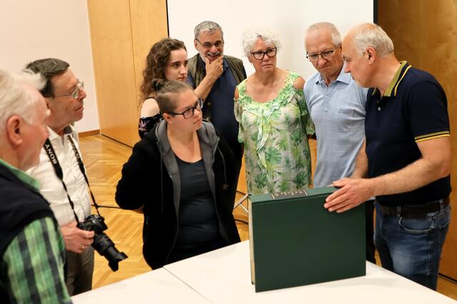 Franz Jäger (re) als ein kompetenter Guide