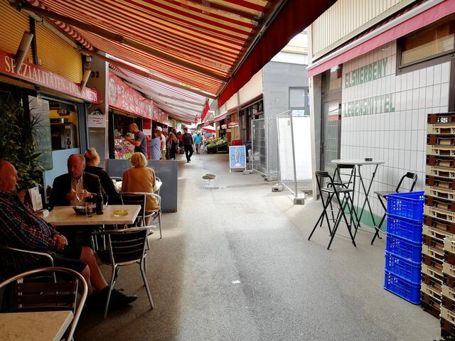 In der Brigittenau wurden einige Projekte mithilfe von EU-Fördergeldern ermöglicht, etwa die Generalsanierung des Hannovermarkts. | Foto: Wolfgang Unger