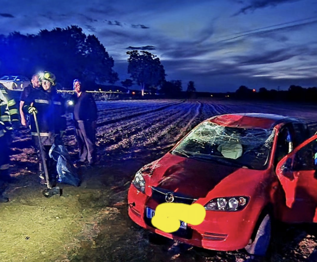 Der Verkehrsunfall ereignete sich am Dienstagabend. | Foto: FF Oberloisdorf