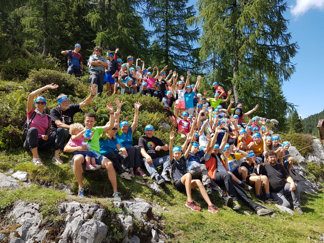 Jugendliche aus den Grenzregionen zwischen Plöcken- und Nassfeldpass haben sich beim „Camp Passo Pass“ getroffen. | Foto: Privat