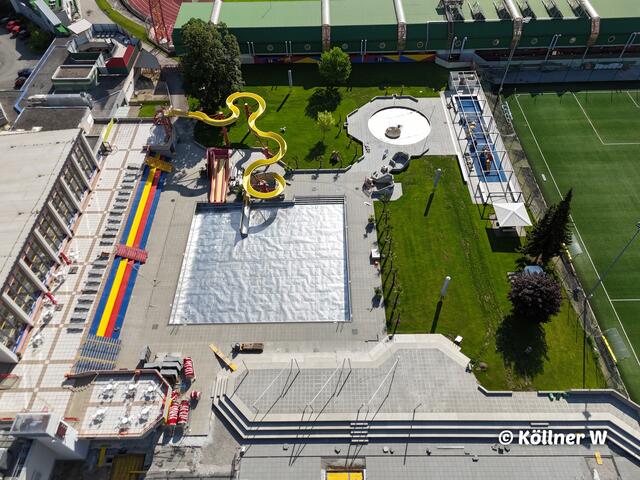 Das Kapfenberger Freibad wird derzeit generalsaniert und wird voraussichtlich im Juli seine Pforten für Besucher öffnen. | Foto: Wolfgang Köllner