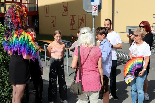 Candy Licious mit den Mitgliedern des Kindergemeinderates | Foto: Gerhard Langmann