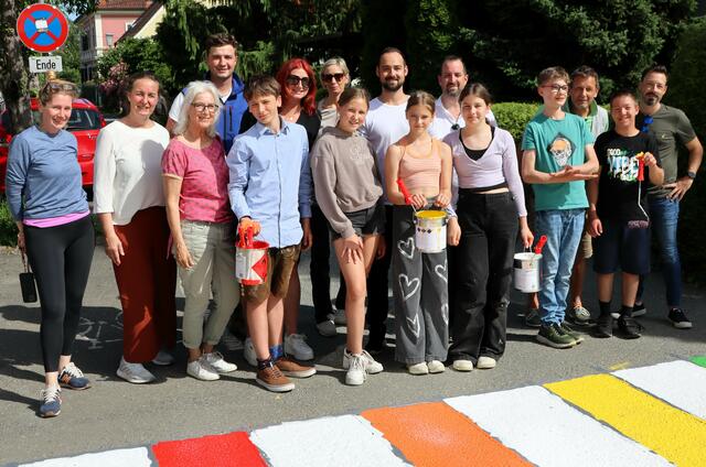 Das bunte Werk ist gut gelungen | Foto: Gerhard Langmann