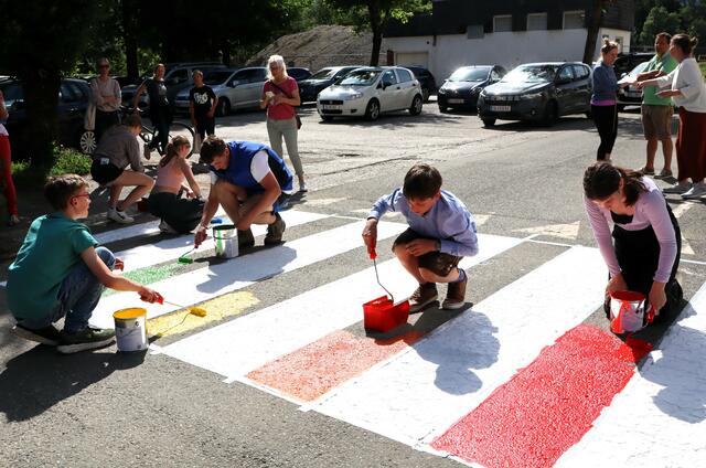 Die Reihenfolge der Farben ist klar geregelt | Foto: Gerhard Langmann