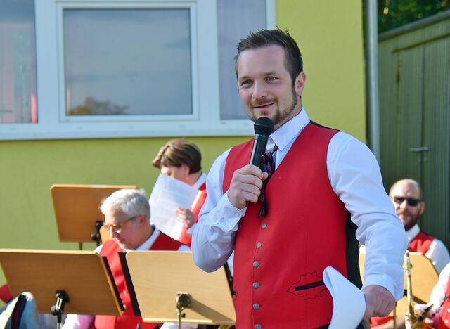 Obmann der MK Ampflwang Philipp Kienast