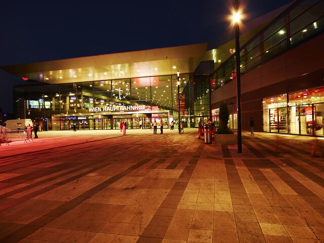 Am Wiener Hauptbahnhof war es in der Nacht auf Freitag zu einer Bombendrohung gekommen. | Foto: ÖBB/Philipp Horak