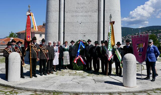 Kranzniederlegung in Triest