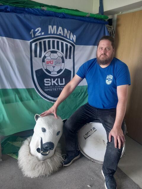 Obmann Peter Brandstötter (Eisbär) | Foto: SKU Fanclub 12. Mann