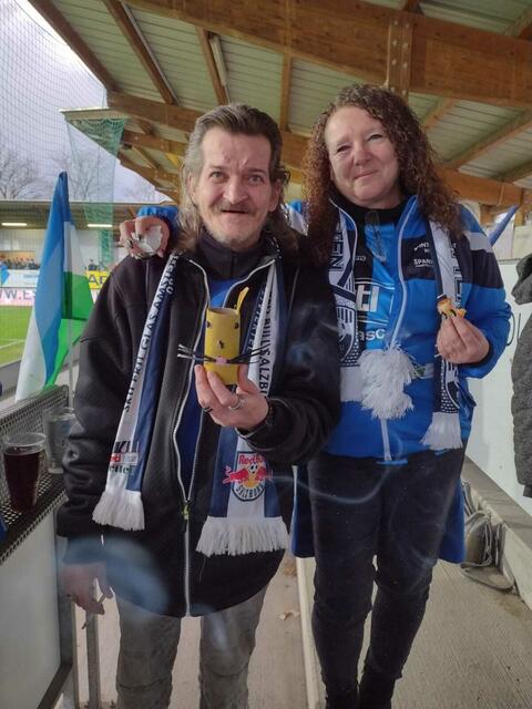 SKU Fans Harald Kuster und Brigitte Hadorn aus der Schweiz. | Foto: SKU Fanclub 12. Mann