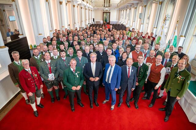 Alle Geehrten bei der Feierlichkeit in Graz | Foto: Land Steiermark/Fischer