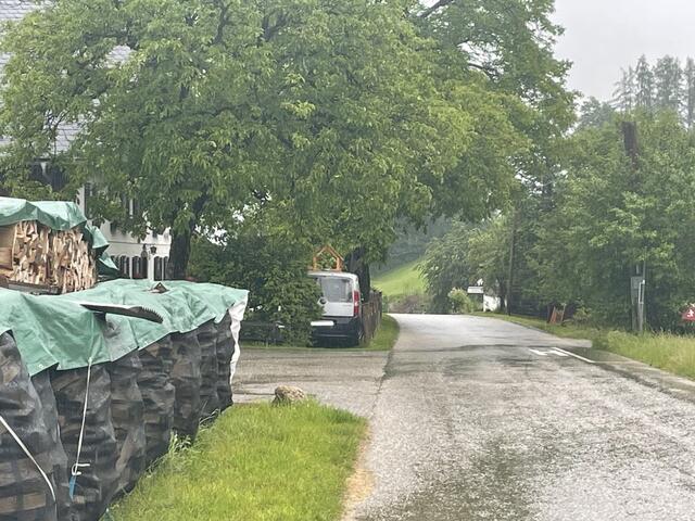 Standort: Lindau gegenüber von der Bushaltestelle Hörhager zwischen dem Grabnerwirt und der Nussensee-Kreuzung.