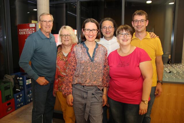Team des Schlagzeugfestivals: Fritz und Doris Pichler, Christina Schorn-Mancinelli, Ivan Mancinelli, Barbara und Markus Krainbucher.