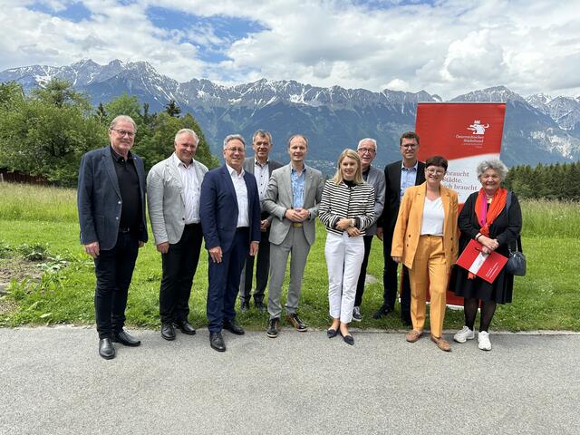 Der Vorstand des Tiroler Städtebund | Foto: TSB