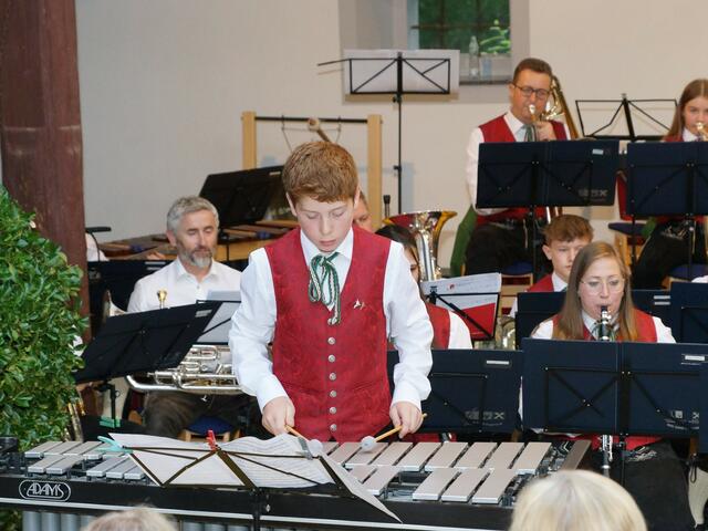 Solist Alexander Fuchshuber am Vibraphon