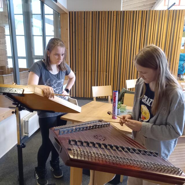 Konzentrierte Arbeit am Hackbrett | Foto: Birgit Lichtenberger