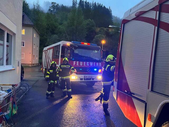Auch die FF Thörl wurde zu diesem Einsatz alarmiert. | Foto: FF Thörl