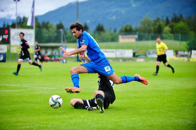 Nicolas Jäkel und seine Oberperfer Teamkameraden konnten die Hürde Kirchbichl nicht nehmen. | Foto: Hassl