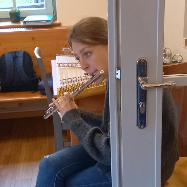 Vom Hackbrett über Gitarre zur Querflöte! | Foto: Birgit Lichtenberger