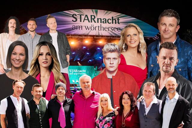 Jede Menge Stars dürfen auch heuer wieder Barbara Schöneberger und Hans Sigl auf der Bühne der Starnacht am Wörthersee begrüßen. | Foto: ip|media