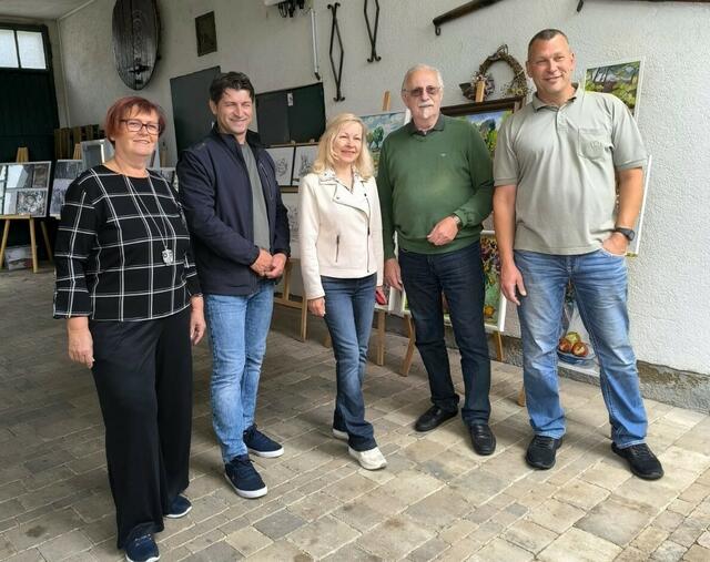 v.l. Gerti Korn, Nusmir Besic, Regina Unger, Franz Dengler, Peter Schöllbauer. | Foto: Unger Hannes