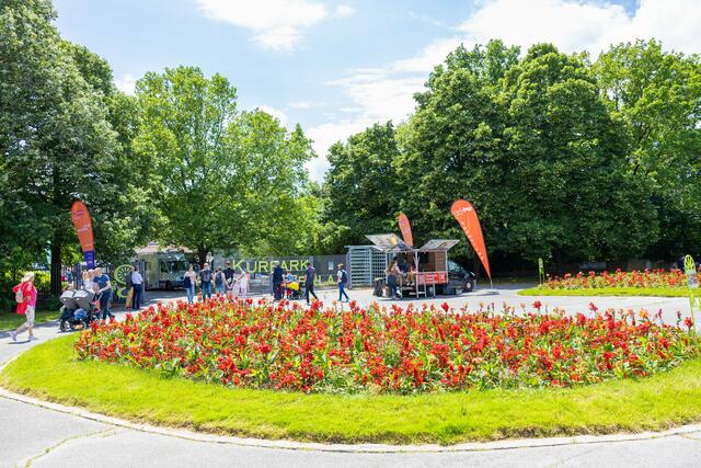 Der Kurpark Oberlaa zeigte sich vor seiner blühendsten Seite. | Foto: René Brunhölzl