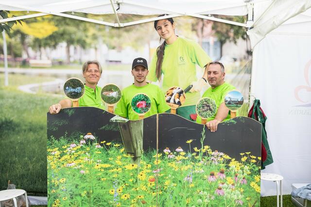 Die Stadtgärtnerinnen und Stadtgärtner zeigten ihr Können und gaben Tipps und Tricks für die Besucherinnen und Besucher. | Foto: René Brunhölzl