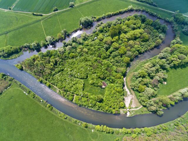 Etwa so kann Renaturierung aussehen: Entlang der Grenzstrecke der Thaya bis zur Marchmündung bei Bernhardsthal werden zwei Altarme wieder an den Fluss angebunden. | Foto: Foto: Povodí Moravy s.p.